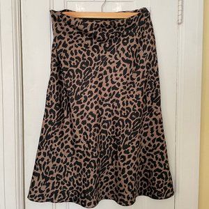 ASOS Leopard Midi Skirt